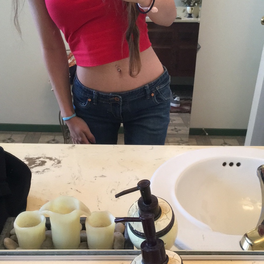 Levis blue skinny jeans